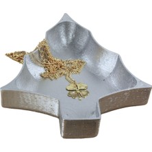 Evene Dekoratif Kase Takı Kutusu Yüzük Kolye Kutusu Mum Tabağı Takı Organizer Ağaç Model