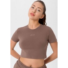 Looker Kadın Slim Fit Crop T-Shirt