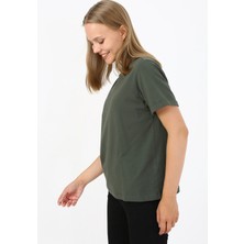 Looker Kadın Kolu Duble Regular Fit T-Shirt
