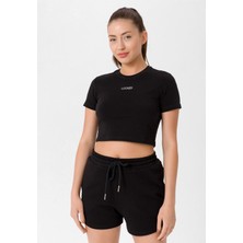 Looker Kadın Slim Fit Crop T-Shirt