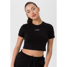 Looker Kadın Slim Fit Crop T-Shirt