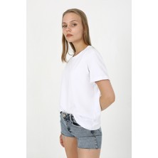 Looker Kadın Kolu Duble Regular Fit T-Shirt