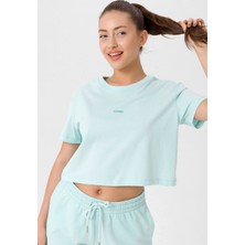 Looker Kadın Oversize Crop T-Shirt