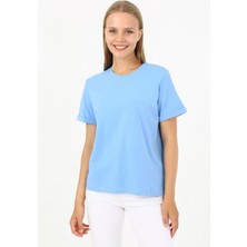 Looker Kadın Kolu Duble Regular Fit T-Shirt