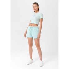 Looker Kadın Slim Fit Crop T-Shirt