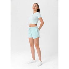 Looker Kadın Slim Fit Crop T-Shirt