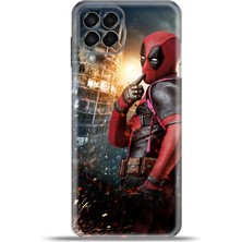 Cupcase  Samsung Galaxy M33 Kılıf Esnek Silikon Kamera Koruma 4K Desenli Özel Tasarım - Deadpool