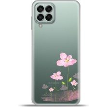 Cupcase  Samsung Galaxy M33 Kılıf Esnek Silikon Kamera Koruma 4K Desenli Özel Tasarım - Hezaren