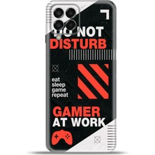 Cupcase  Samsung Galaxy M33 Kılıf Esnek Silikon Kamera Koruma 4K Desenli Özel Tasarım - Rahatsız Etme