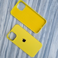 Pirok Store iPhone 15 Uyumlu Lansman Içi Kadife Silikon Kılıf