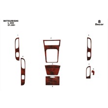 Marscockpitdesign Mitsubishi L200 Ön Torpido Kaplama Maun 8 Parça 2009-2014