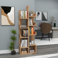 Enda Home Pamfilya 10 Bölmeli/Raflı Kitaplık Çam