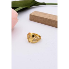 Latif Kuyumcu 22 Ayar Altın Yüzük Taşlı Kadın Yüzük