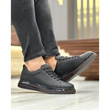 Itallano 0359 Deri Siyah Sneaker Erkek Ayakkabı