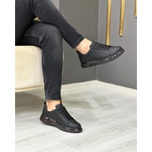 Itallano 0359 Deri Siyah Sneaker Erkek Ayakkabı