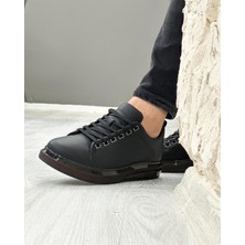 Itallano 0359 Deri Siyah Sneaker Erkek Ayakkabı