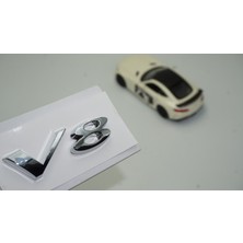 Dk Jaguar V8 Xj Xjl Xf Bagaj 3m 3D Krom Logo Amblem