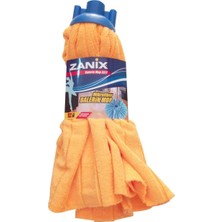 Zanix Balerin Mop - M Orta Boy - 150 Gr. - 26 Cm. - Yedek Mop / Islak Mop / Paspas Ucu - 5 Adet