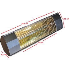 Alfasonıc Infrared Duvar Tipi Dış Mekan Elektrikli Isıtıcı