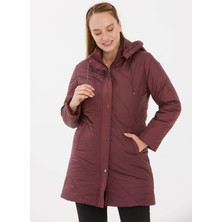 Selen Bordo Kadın Mont 23KSL6092