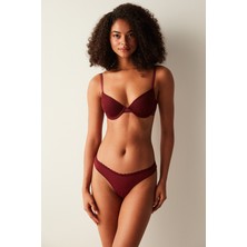 Penti Super Push Up Dantel Bordo Sütyen