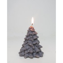 Missi Dekoratif Gri Çamağacı Mum