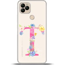 Cupcase General Mobile Gm 22 Plus Kılıf Esnek Silikon Kamera Koruma Kişiye Özel Harfler Kai - T Harfi