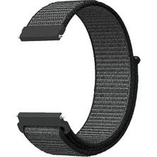 Basias Huawei Watch Gt 4 (46MM) Uyumlu Hasır Dokuma Kumaş Kordon (22MM)