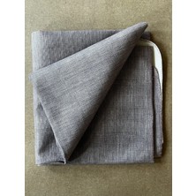Eser Açık Gri Okey Oyunmasa Örtüsü Flok Kadife Kare 140x140 cm Şık Tasarım Özelliği