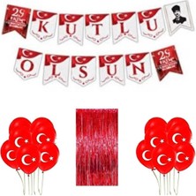 Mini Parti Mini Party Store 29 Ekim 100 Yıl Özel Kutlamaları Seti