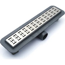 Arvenis 40CM Duş Kanalı Yer Sifonu Gider Krom