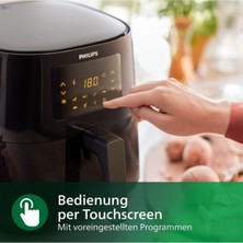 Philips Airfryer L, Yağsız Sıcak Hava Fritözü, 4,1 L, 1400 W, 7 Programlı Dijital Ekran