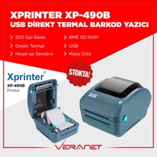 Xprinter XP-490B Direkt Termal Barkod Yazıcı