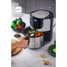 Homend Airfryday 2502H 8 Farklı Program, Dokunmatik Ekran, 5l Airfryer