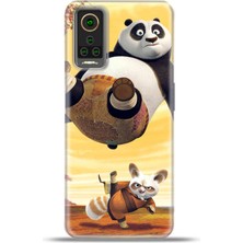 Cupcase General Mobile Gm 22 Pro Kılıf Esnek Silikon Kamera Koruma 4K Desenli Özel Tasarım - Kung Fu Panda