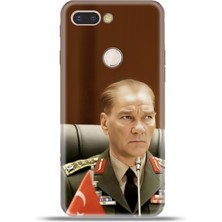 Cupcase General Mobile Gm9 Pro Kılıf Esnek Silikon Kamera Koruma 4K Desenli Özel Tasarım - Başkomutan Atatürk