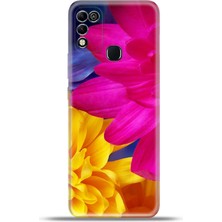 Cupcase Infinix Hot 11 Play Kılıf Esnek Silikon Kamera Koruma 4K Desenli Özel Tasarım - Yıldız Çiçeği