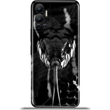 Cupcase Infinix Hot 12 Kılıf Esnek Silikon Kamera Koruma 4K Desenli Özel Tasarım - Mamba Yilan