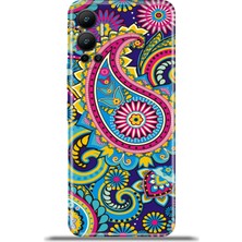 Cupcase Infinix Hot 12 Kılıf Esnek Silikon Kamera Koruma 4K Desenli Özel Tasarım - Sal Desen