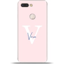 Cupcase General Mobile Gm9 Pro Kılıf Silikon Esnek Kamera Koruma Kişiye Özel Isim Harf Zao Pembe - Y