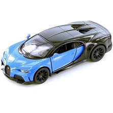 Kinsmart Bugatti Chiron Supersport 1:38 Mavi Çek Bırak Model Araba