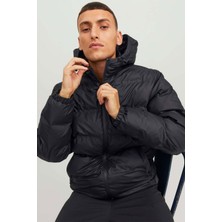 Jack & Jones Erkek Elements Pu Puffer Mont
