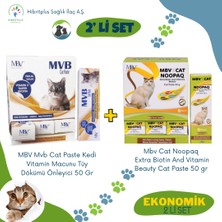 Mbv Cat Vitamin Paste 50 gr ve Mbv Noopaq Cat Paste 50 gr 2'li Ekonomik Set