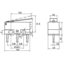 Adam 5 Adet Mini Micro Switch Paletli KW10 Z1P