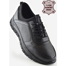 Ispartalılar 707 Tam Ortopedik Kauçuk Kaymaz Taban Hakiki Deri Kışlık Erkek Ayakkabı