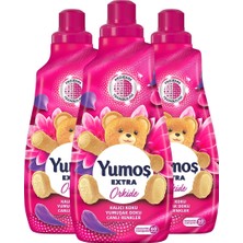 Yumoş Extra Yumoş Konsantre Çamaşır Yumuşatıcısı Orkide 1440 ml 60 Yıkama 3 Adet