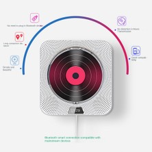 Sunshinee Taşınabilir CD Çalar Bluetooth CD Hoparlör Dijital Ekran Stereo Hoparlör Duvara Monte Müzik Çalar Öğrenci Için Ab Tak (Yurt Dışından)