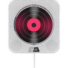 Sunshinee Taşınabilir CD Çalar Bluetooth CD Hoparlör Dijital Ekran Stereo Hoparlör Duvara Monte Müzik Çalar Öğrenci Için Ab Tak (Yurt Dışından)