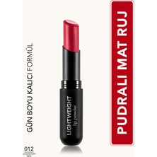 Lightweight Lip Powder Ultra Hafif Nemlendirici Stick Mat Ruj (012 Legendary Red) 8682536061865