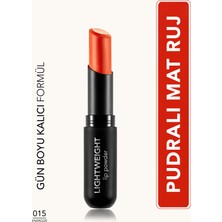 Lightweight Lip Powder Ultra Hafif Nemlendirici Stick Mat Ruj (015 Energize) 8682536061926